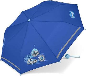 Scout Kinder-Taschenschirm mit reflektierenden Streifen Blue Police