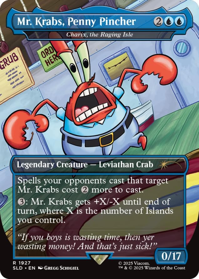 Magic the Gathering Secret Lair x SpongeBob SquarePants: Legends of Bikini Bottom (Foil)