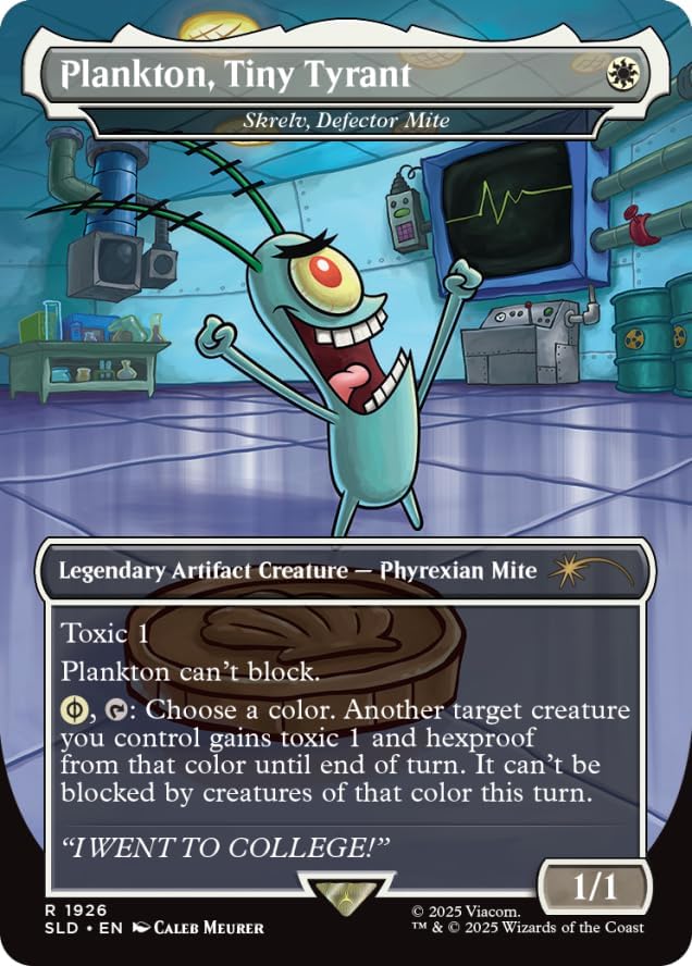 Magic the Gathering Secret Lair x SpongeBob SquarePants: Legends of Bikini Bottom (Foil)