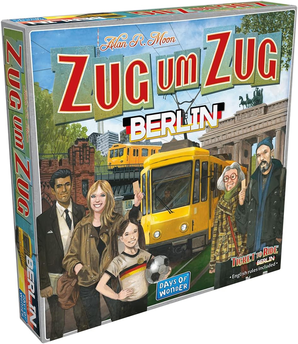 Days of Wonder Zug um Zug: Berlin Familienspiel Brettspiel 2-4 Spieler