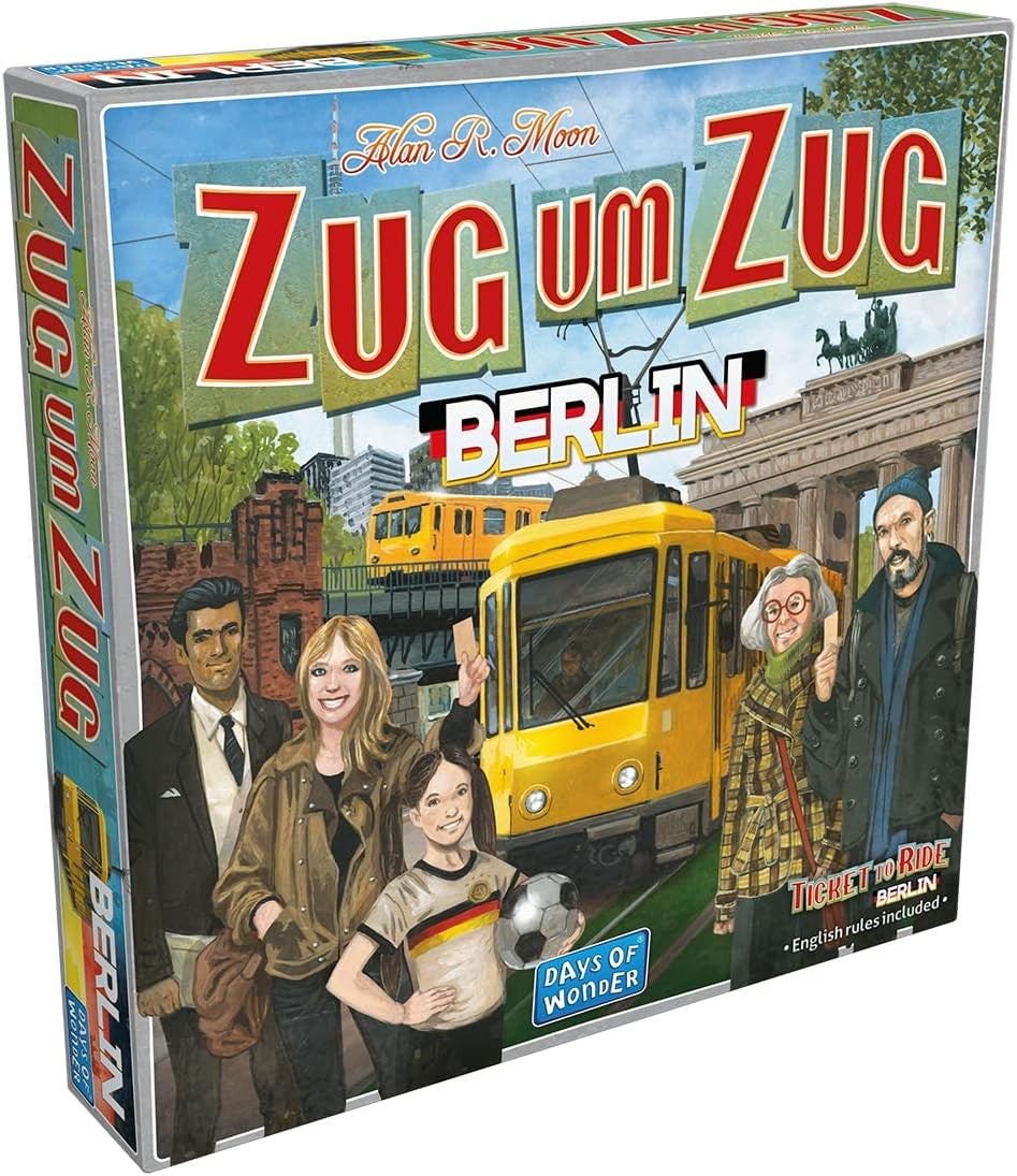 Days of Wonder Zug um Zug: Berlin Familienspiel Brettspiel 2-4 Spieler