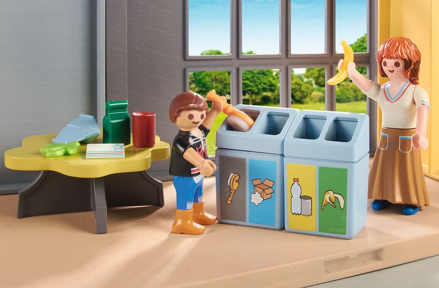 PLAYMOBIL City Life 71331 Anbau Klimakunde, Klassenzimmer der Zukunft, Puzzle mit Klimaschutzaufgaben und mehr, Spielzeug für Kinder ab 4 Jahren
