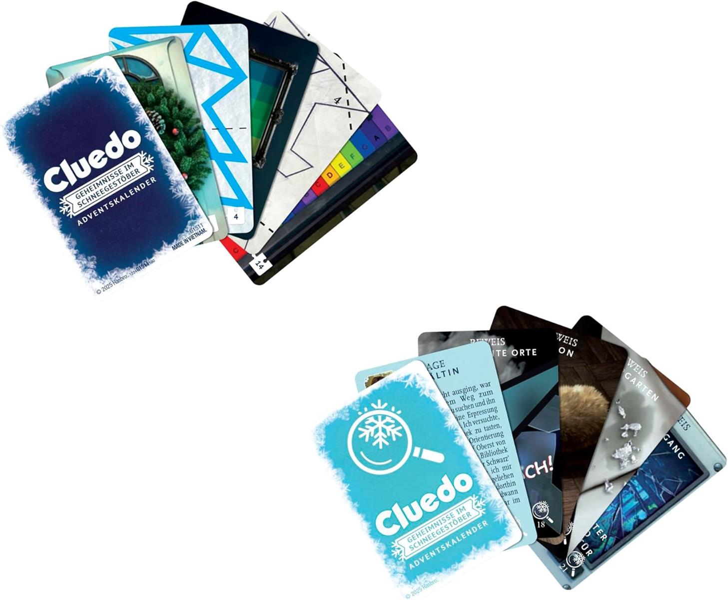 Hasbro Cluedo Adventskalender: Secrets Under Snowfall - Deutsche Fassung