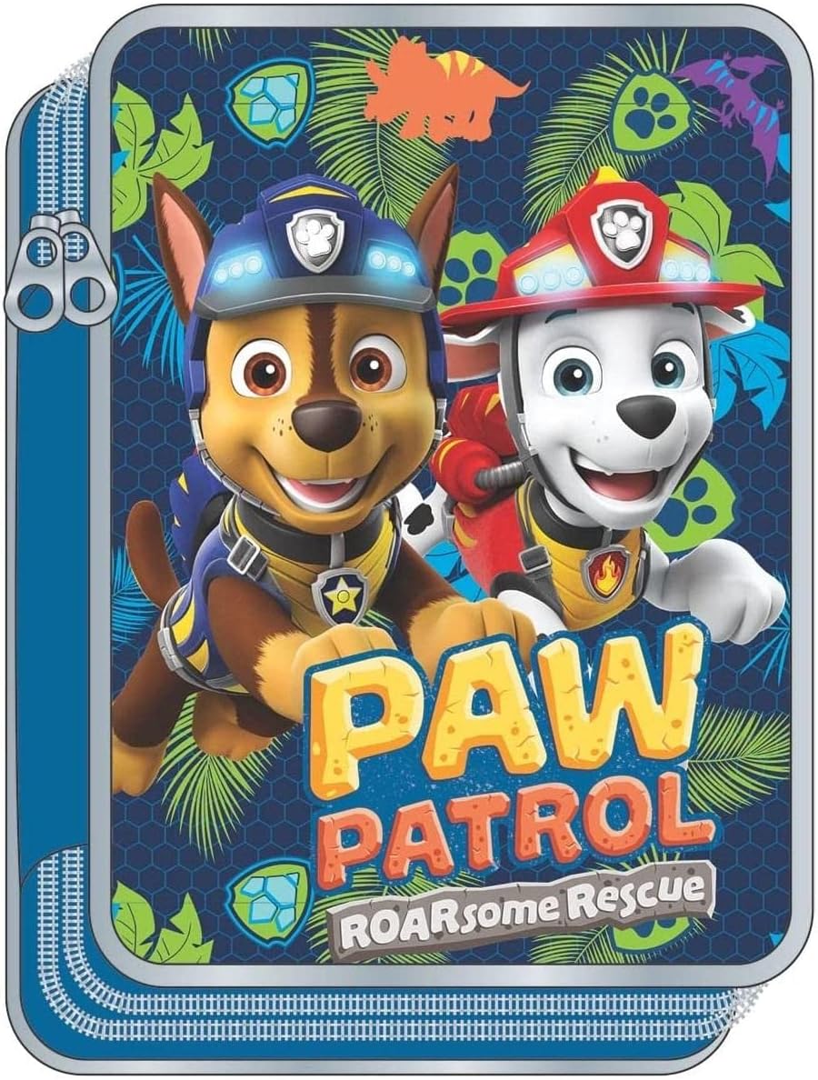 PAW PATROL Federpenal gefüllt Schuletui Pencil Case (Filled) Schulmäppchen (gefüllt)