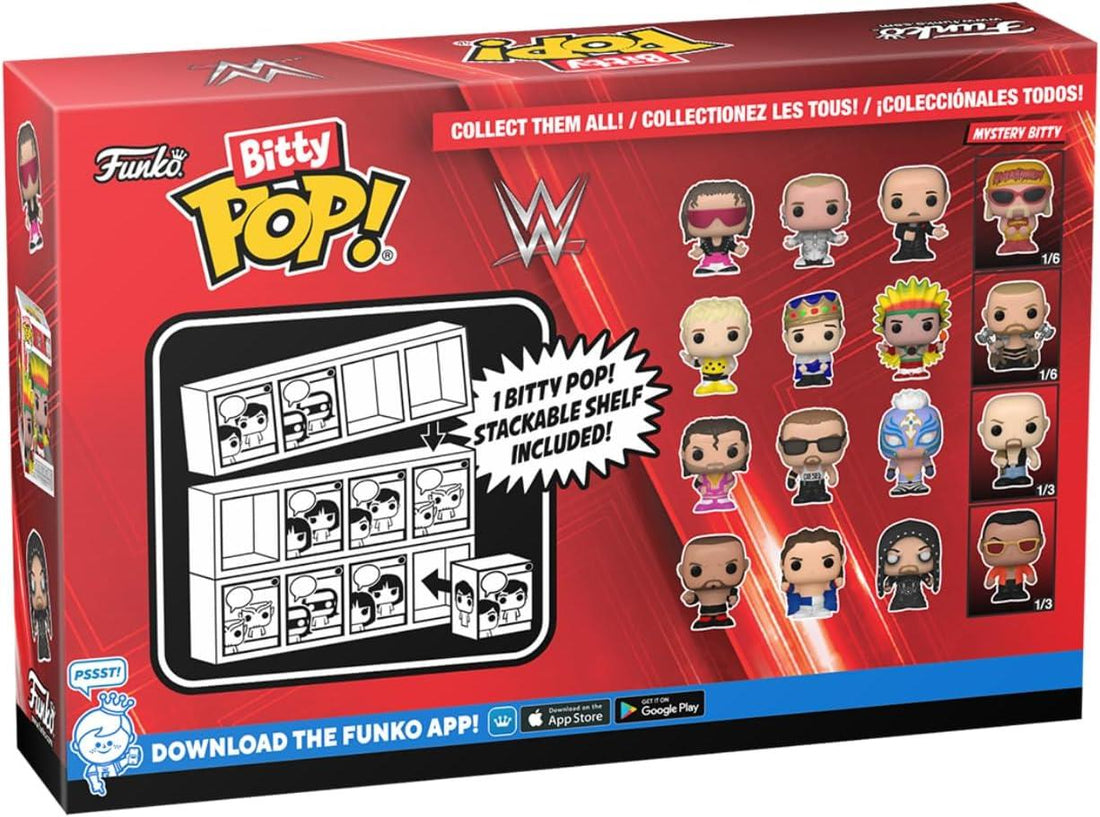 WWE Bitty POP! Vinyl Figuren 4er-Pack Dusty Rhodes 2,5 cm