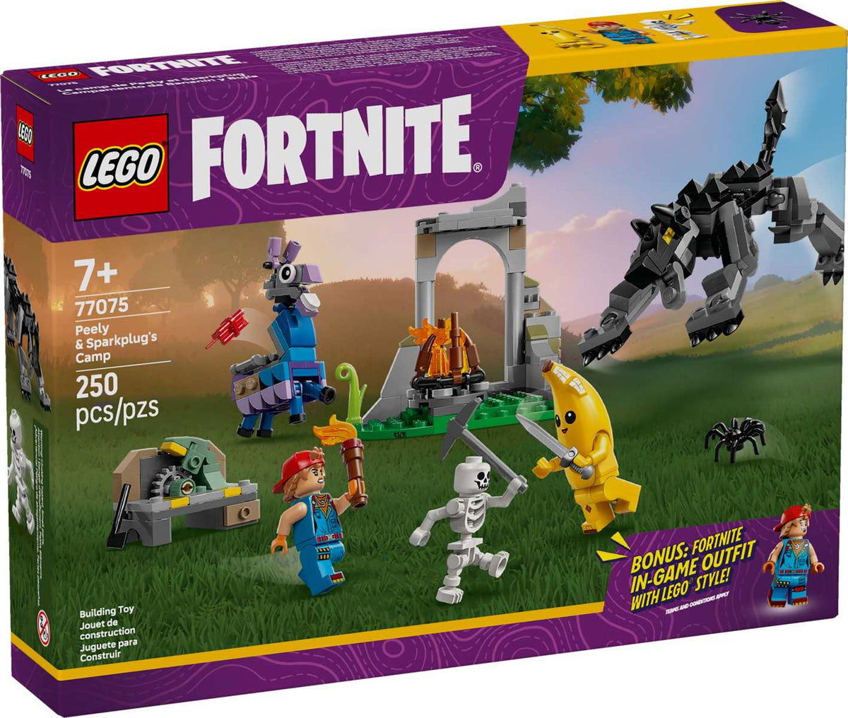 LEGO® Fortnite 77075 Das Lager von Schali und der Zündkerzenkünstlerin