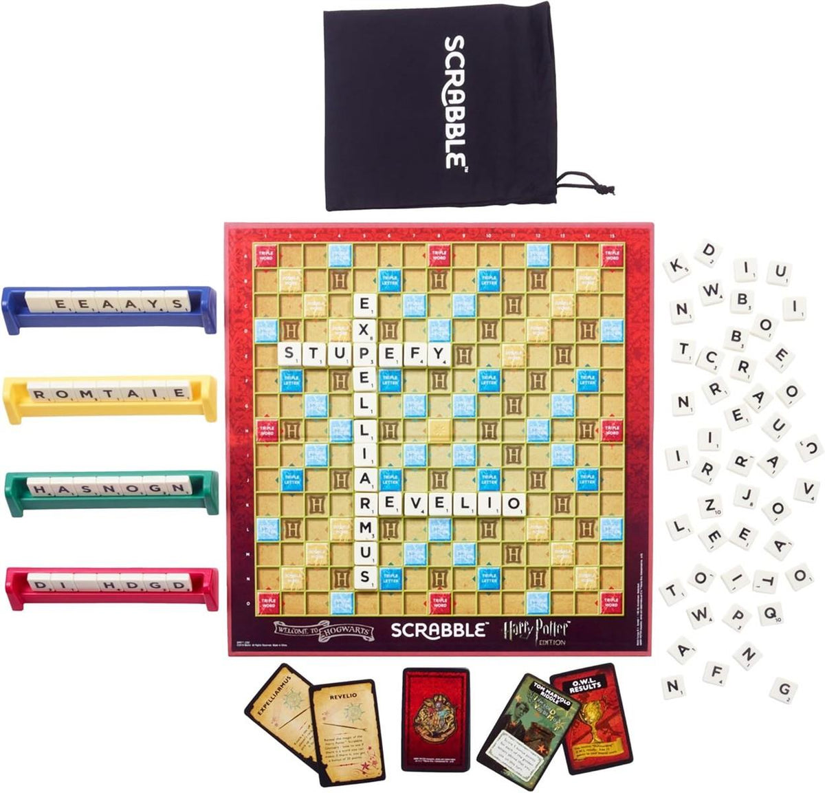 Mattel Games - Scrabble Harry Potter Wortspiel