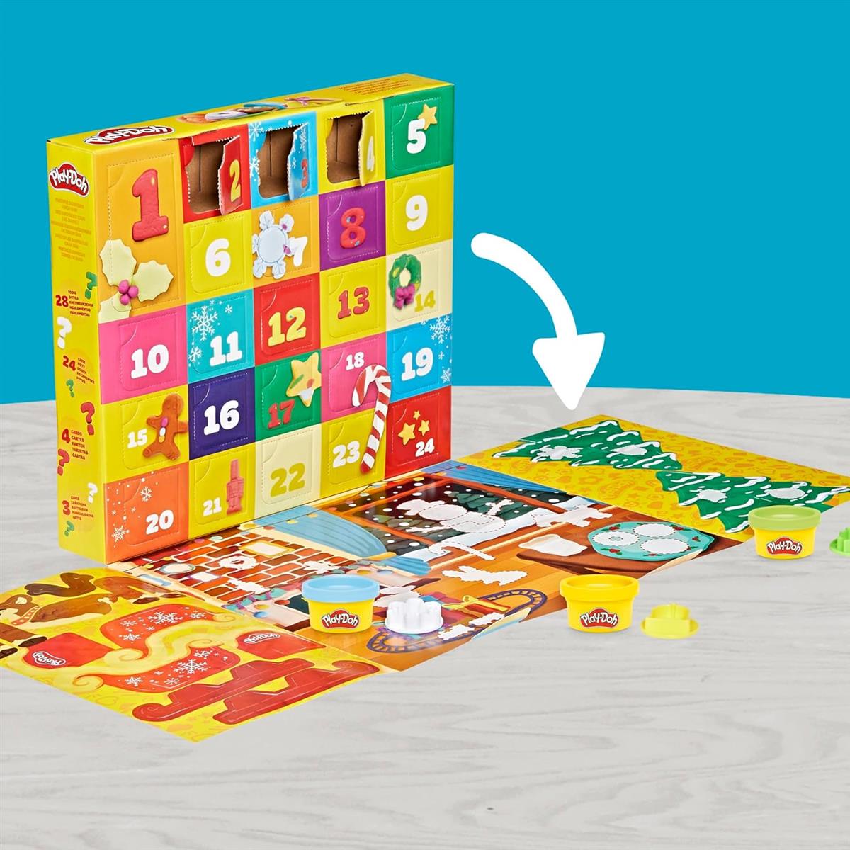 Play-Doh Knetspaß Adventskalender für Kinder