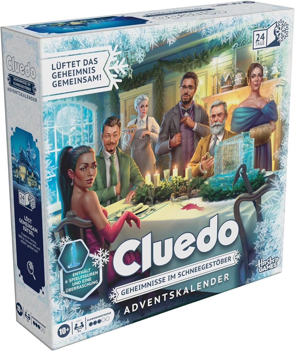 Hasbro Cluedo Adventskalender: Secrets Under Snowfall - Deutsche Fassung