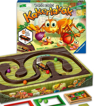 Ravensburger 20548 - Mein erstes Kakerlakak - Aktionspiel mit elektronischer Kakerlake, Kinderspiel für 2-4 Spieler, Spiel ab 3 Jahre