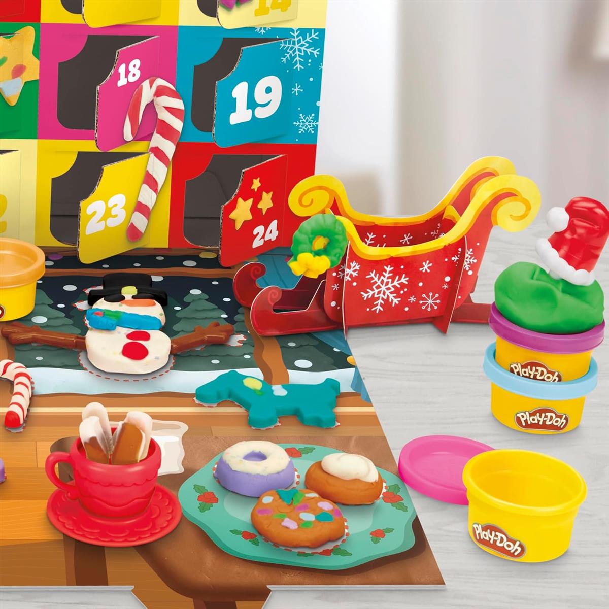 Play-Doh Knetspaß Adventskalender für Kinder