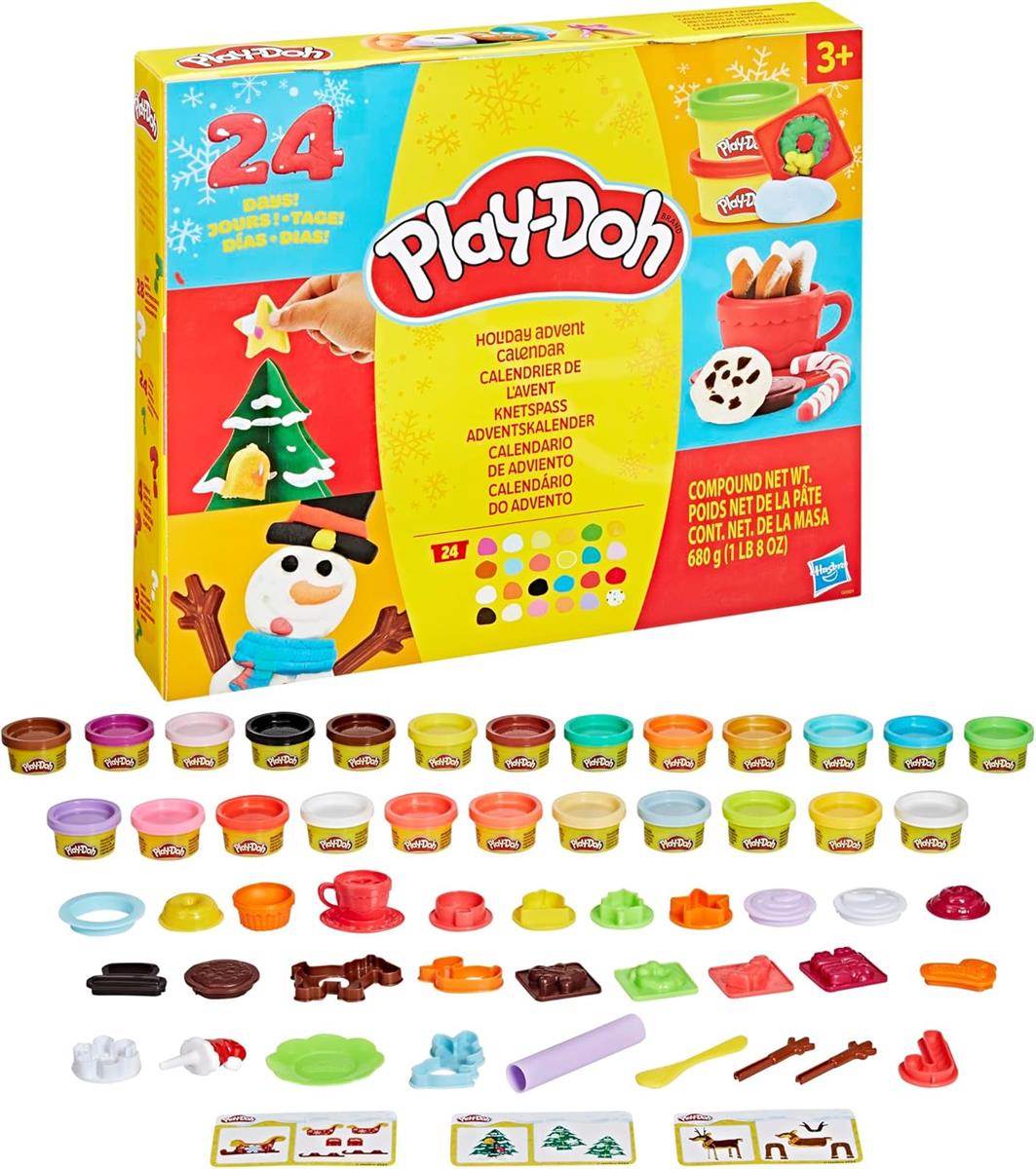 Play-Doh Knetspaß Adventskalender für Kinder