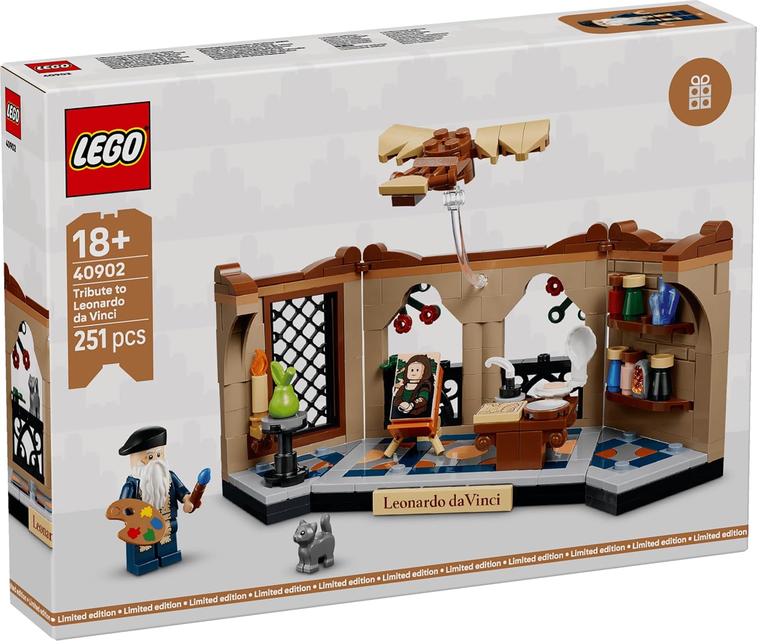 LEGO®  40902 Hommage an Leonardo da Vinci