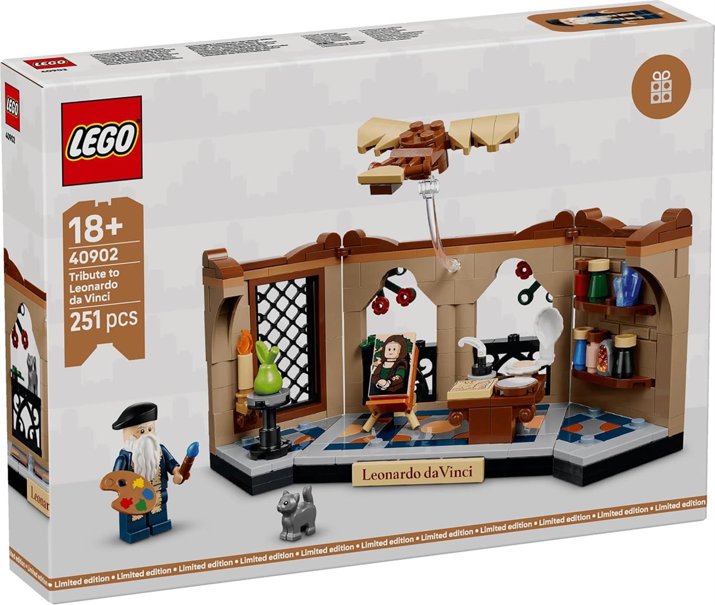LEGO® 40902 Hommage an Leonardo da Vinci