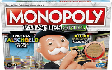 Monopoly F2674100 Falsches Spiel, Brettspiel für Familien und Kinder ab 8 Jahren, für 2-6 Spieler