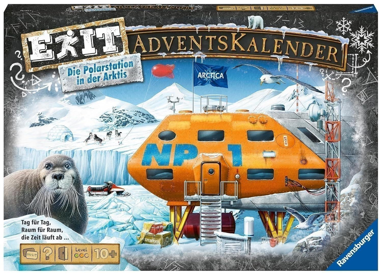 Ravensburger EXIT Adventskalender "Die Polarstation in der Arktis"