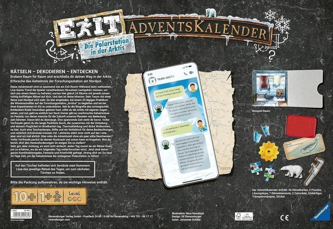 Ravensburger EXIT Adventskalender "Die Polarstation in der Arktis"