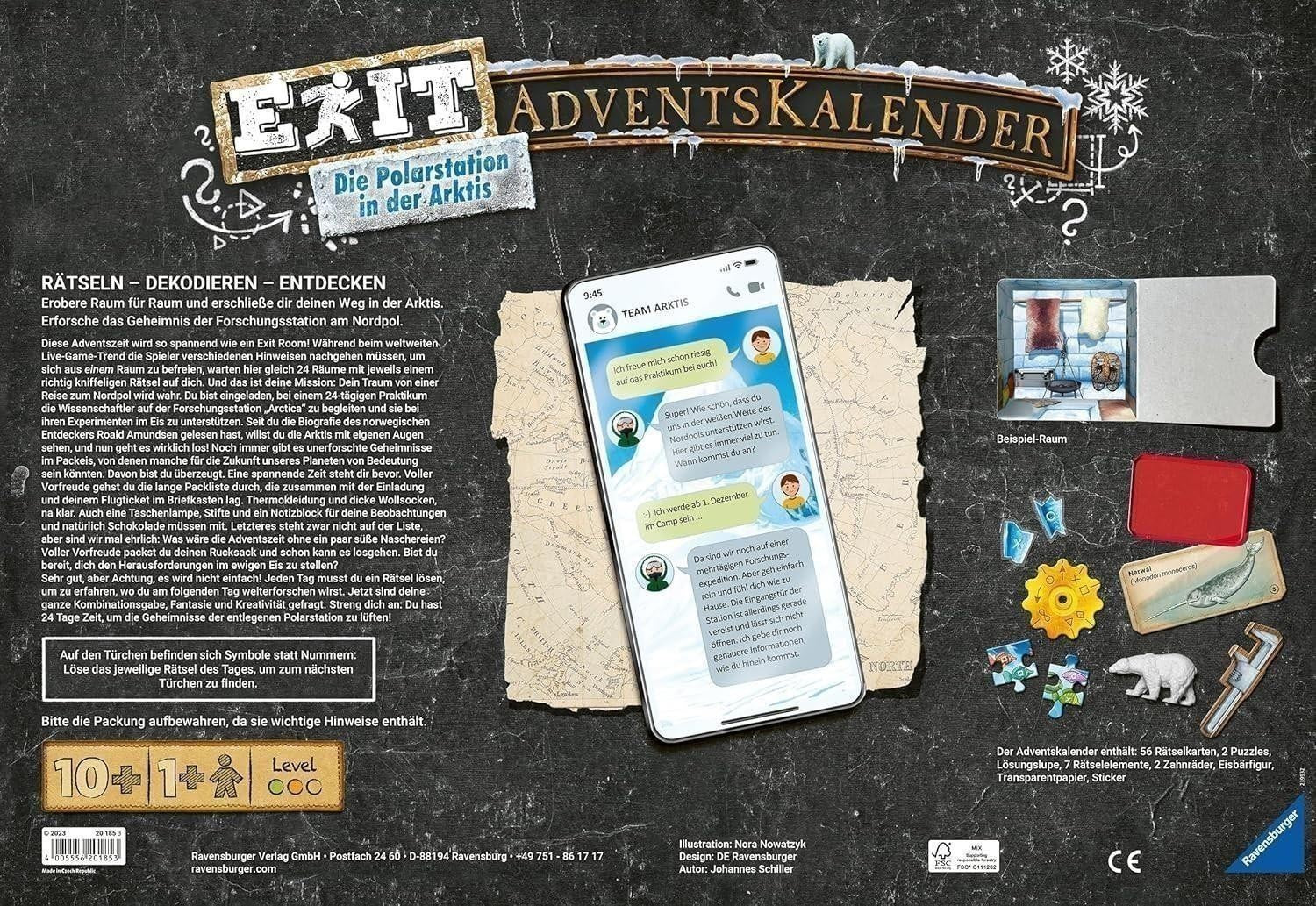 Ravensburger EXIT Adventskalender "Die Polarstation in der Arktis"