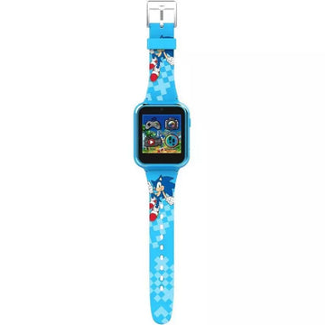 Accutime SNC4055 Kinder Smartwatch Sonic, Kinderuhr mit Selfie Kamera, Foto & Video, Stoppuhr, 6 Spiele, 3 Hintergründe, 10 Zifferblätter, Diktiergerät, Fitness Tracker Uhr, Wecker, Blau