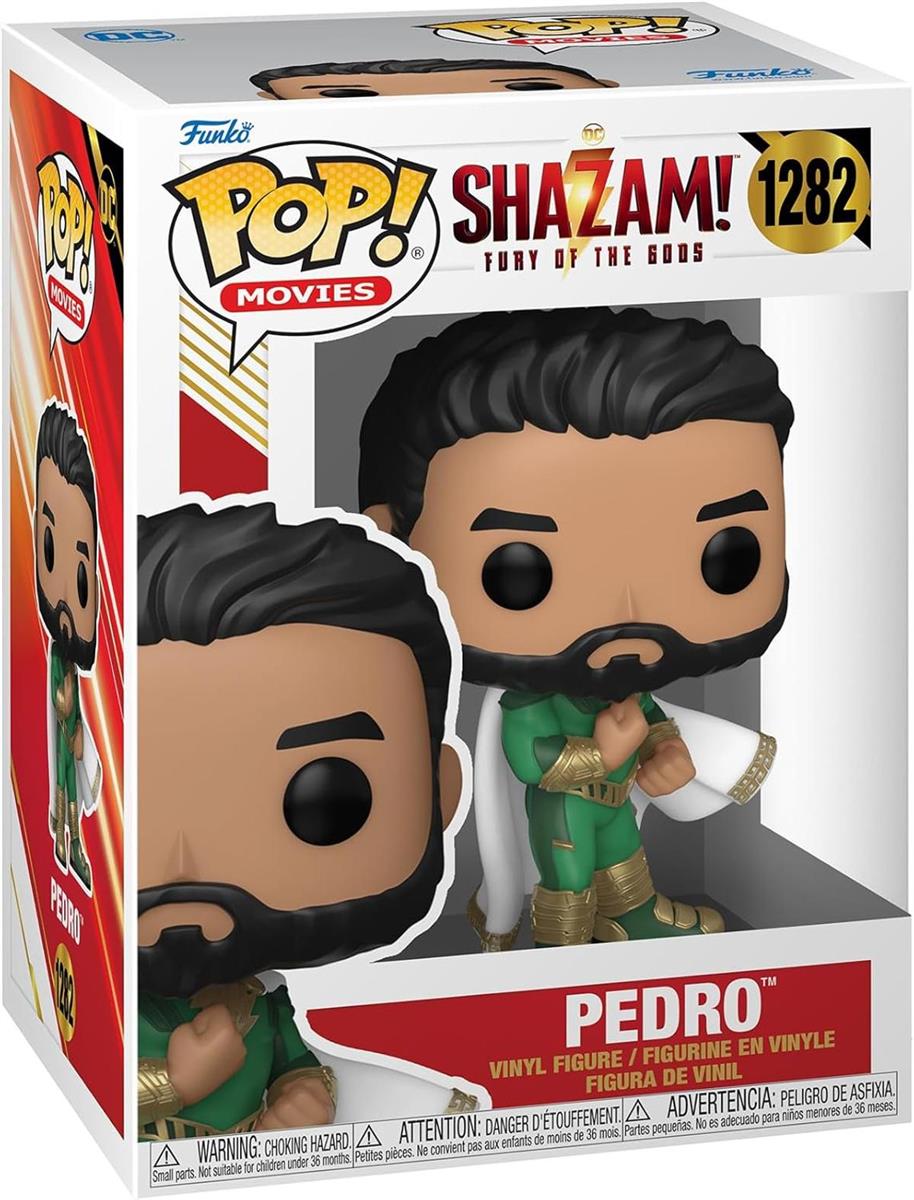 Funko Pop! Movies: Shazam 2 - Pedro - Vinyl-Sammelfigur - Geschenkidee - Offizielle Handelswaren - Spielzeug Für Kinder und Erwachsene - Movies Fans - Modellfigur Für Sammler und Display