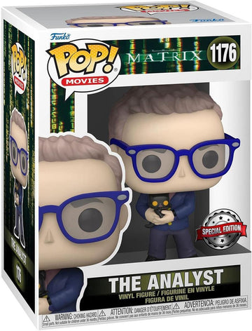 Funko The Matrix Resurrections The Analyst Pop Vinyl Figure, 9.5cm Tall