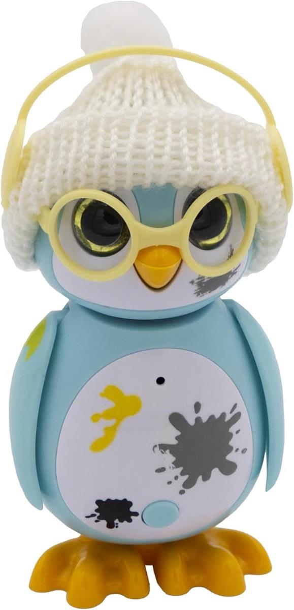 Silverlit Rettungspinguin-Interaktiver Mini Pinguin mit 10+ Modi und Interaktionen + 3 Zubehörteilen S AAA-Batterien inklusive 5+ E8SA2Qm349