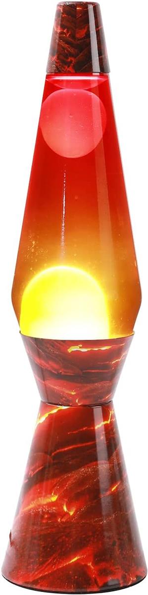 I-TOTAL® Lavalampe Magie Lavaspektakel: Dekolampe Farbe Volcano