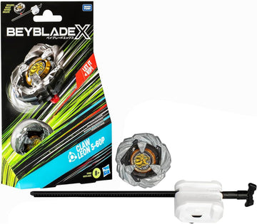 Hasbro Beyblade X Claw Leon 5-60P Starter Pack Kreisel und Starter, mit X-Celerator-System, mit 2 Klicks zusammenbauen und in der Arena kämpfen