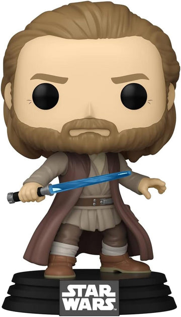 Funko Pop! Vinyl: Obi-Wan Kenobi Battle Pose - Jasper - Star Wars - Vinyl-Sammelfigur - Geschenkidee - Offizielle Handelswaren - Spielzeug Für Kinder und Erwachsene - TV Fans