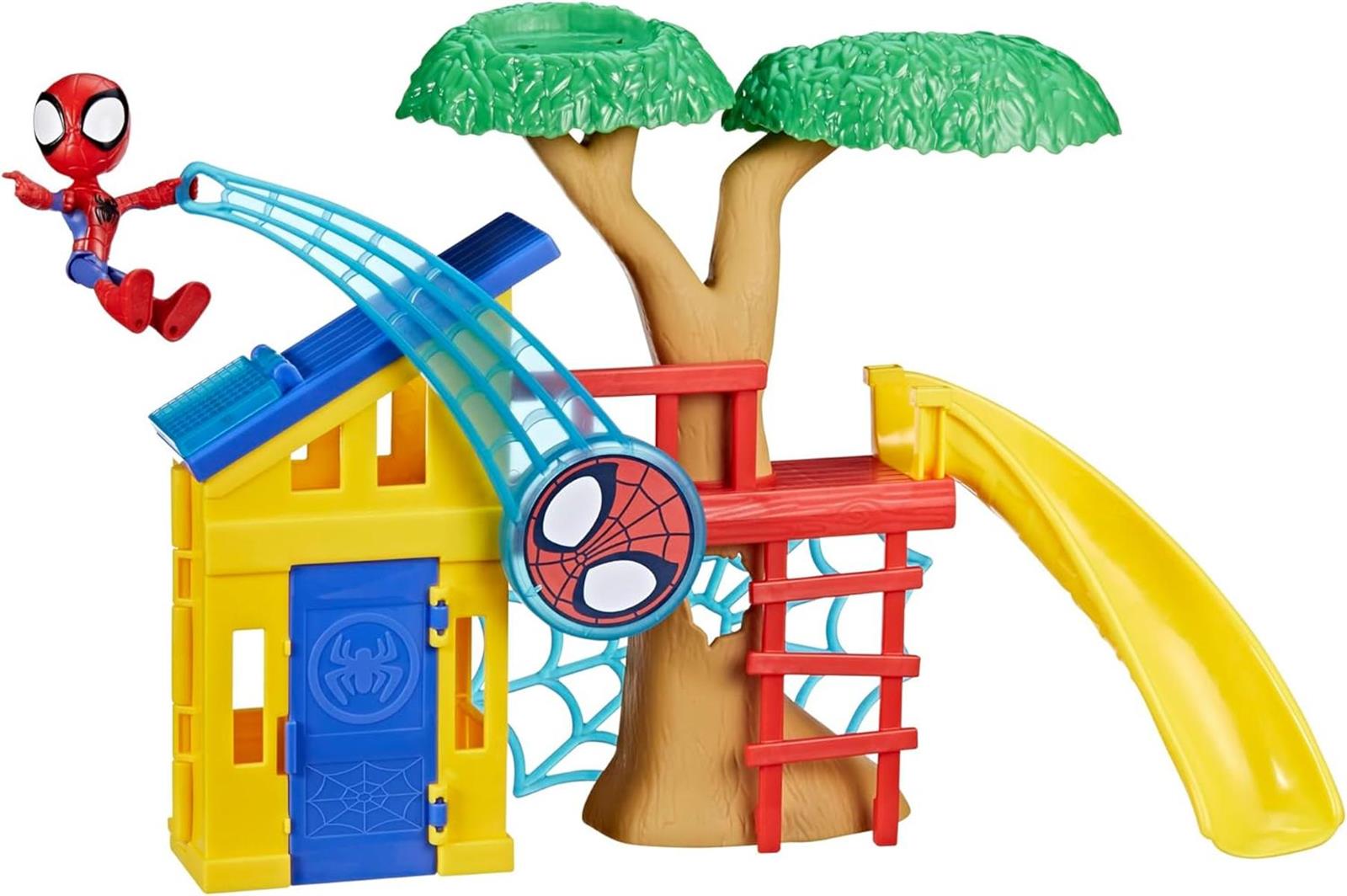 HASBRO Marvel Spidey und Seine Super-Freunde Spideys Spielplatz Spielset mit Spidey Action-Figur