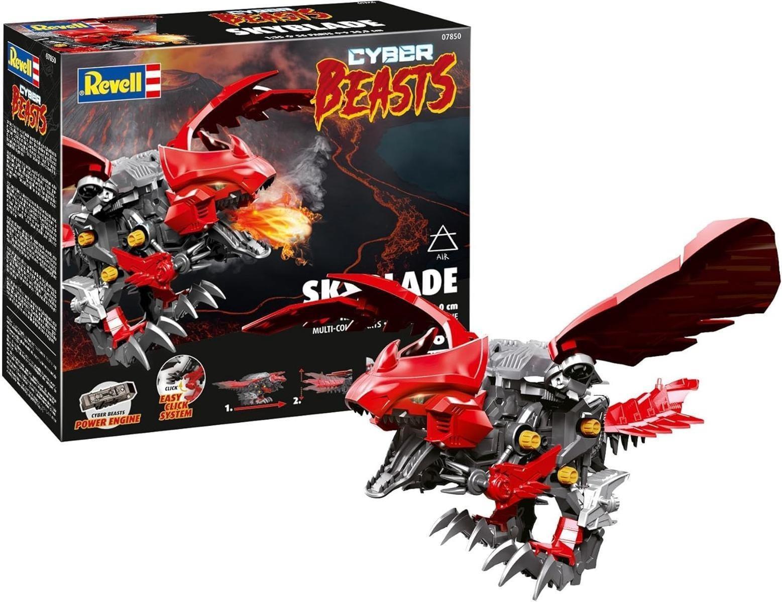 Revell Modellbau, CyberBeasts SkyBlade, Bausatz, Maßstab 1:48, 80 Teile, Bastelset ab 10 Jahren, Detailgetreues Modell, Fantasiefigur, Authentische Nachbildung
