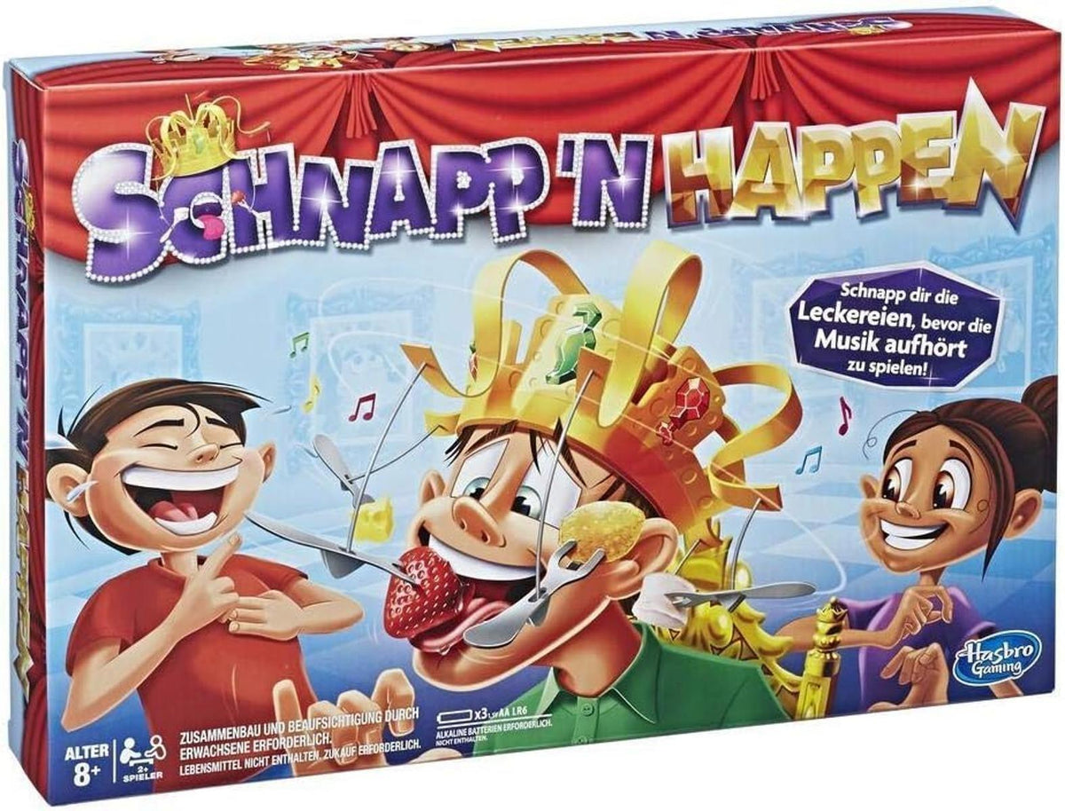 Hasbro Gaming E2420100 - Schnapp n Happen Familienspiel