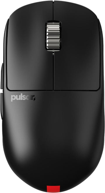Pulsar Gaming Gears X2H v3 ES kabellose Gaming-Maus, Ultraleicht, 53 g, symmetrisch, optischer Schalter, 32000 DPI, 750 IPS, XS-1-Sensor, 8K-kompatibel (Medium, Schwarz)