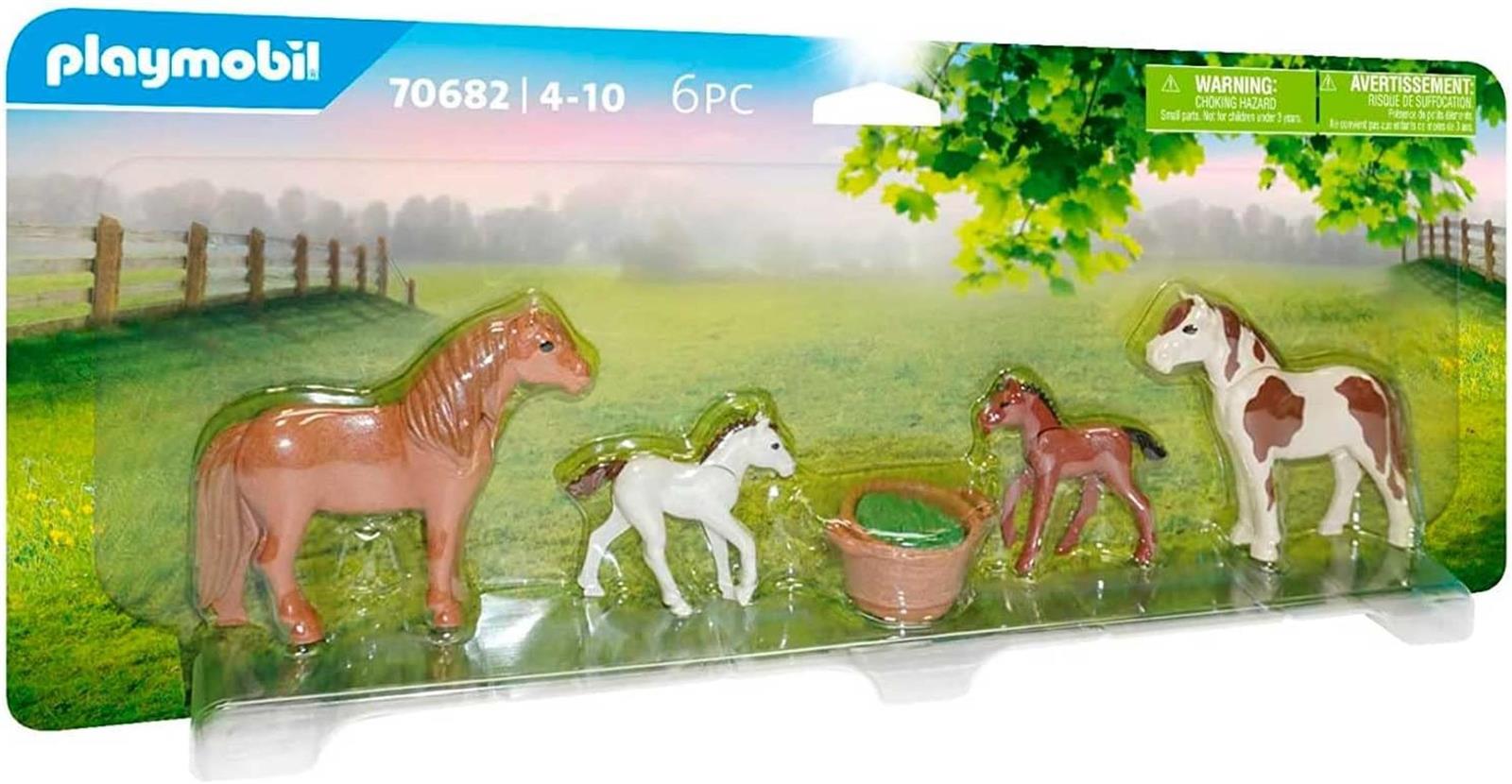 PLAYMOBIL Country 70682 Ponys mit Fohlen ab 4 Jahren