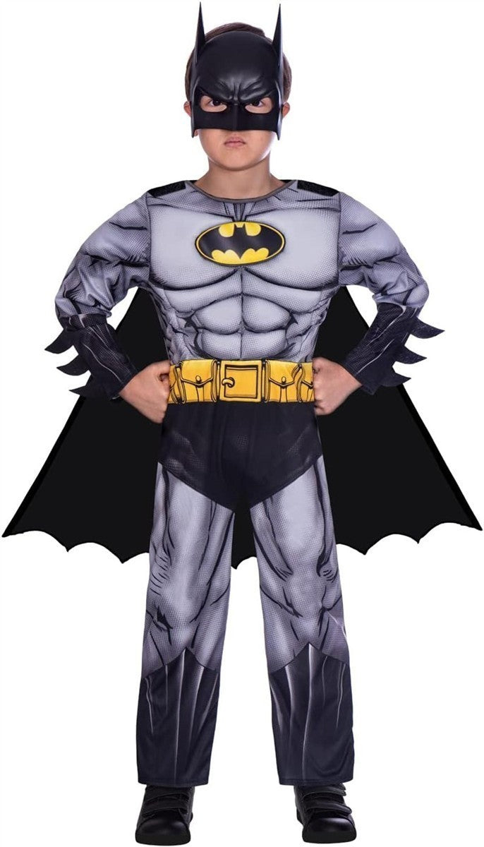 Amscan klassisches Batman Kostüm für Kinder Jungen 10-12 Jahre