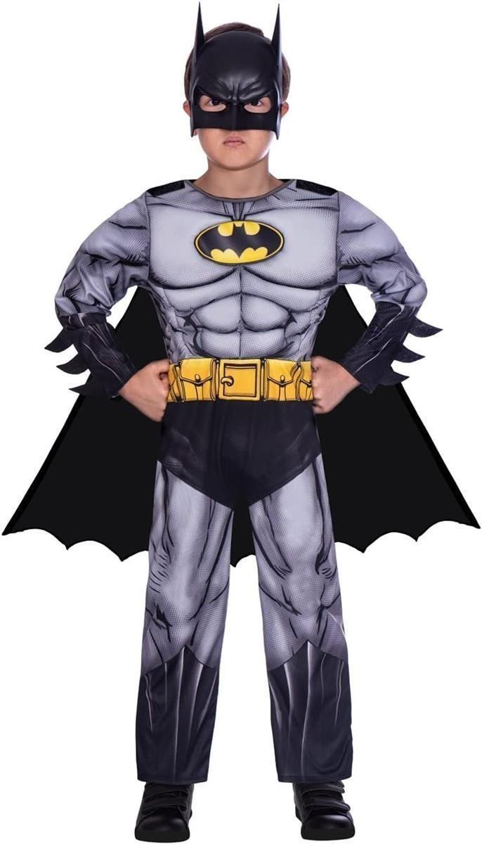 Amscan klassisches Batman Kostüm für Kinder Jungen 10-12 Jahre