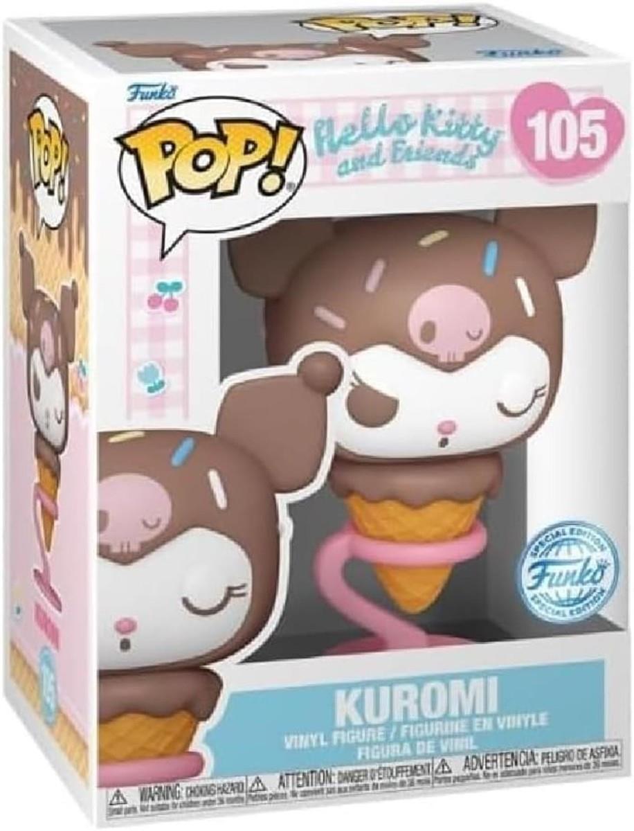 Figurine Funko Pop Sanrio Hello Kitty and Friends Kuromi Ice Cream Cone
