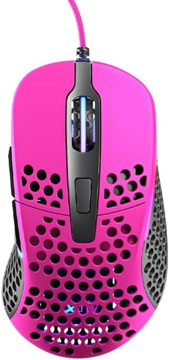 Cherry Xtrfy M4 RGB Ultraleichte Gaming-Maus, Rosa, XG-M4-RGB-PINK