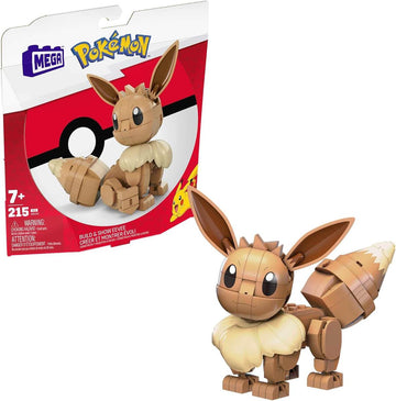 MEGA HDL84 - Mega Construx Evoli Pokémon Baukasten, Konstruktionsspielzeug für Kinder, Spielzeug ab 7 Jahren