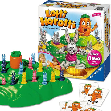 Ravensburger 21556 Lotti Karotti Brettspiel für Kinder ab 4 Jahren Familienspiel für Kinder und Erwachsene Klassiker für 2-4 Spieler
