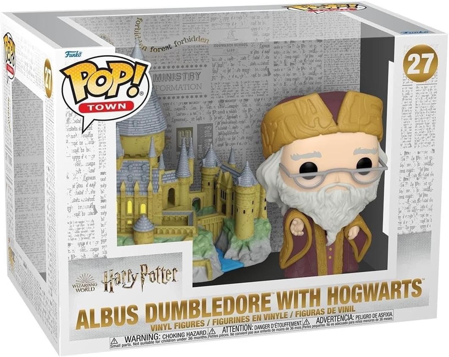 Funko Pop! Town: HP Anniversary - Albus Dumbledore mit Hogwarts - Harry Potter - Vinyl-Sammelfigur - Geschenkidee - Offizielle Handelswaren - Spielzeug Für Kinder und Erwachsene - Movies Fans