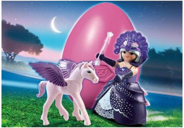 PLAYMOBIL 6837 Mondscheinkönigin mit Baby-Pegasus