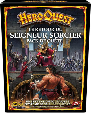 Avalon Hill HeroQuest, Erweiterung Der Rückkehr des Herr Hexer, ab 14 Jahren, HeroQuest Spielsystem erforderlich, F4193801, Mehrfarbig, one Size