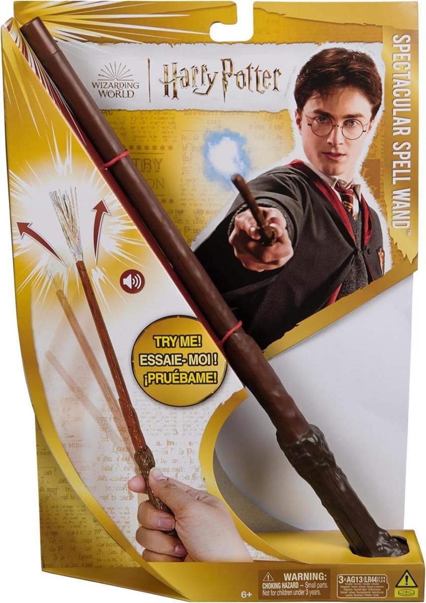 Harry Potter Zauberstab mit Vibrationseffekt und Sound ca. 31 cm für Kinder ab 6 Jahren Fanartikel