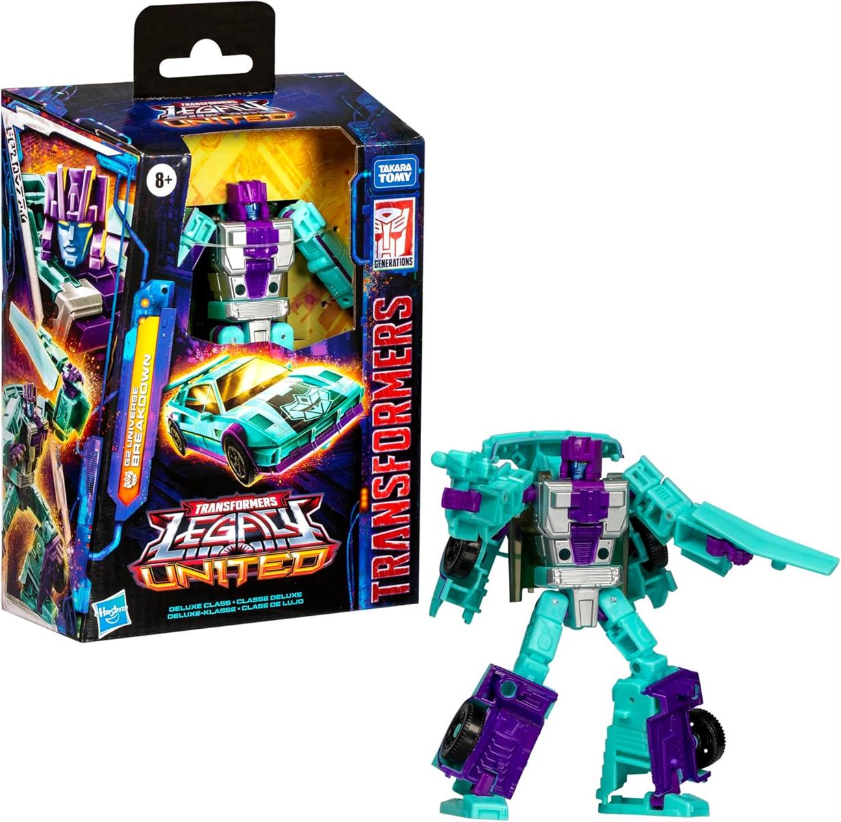 Transformers Legacy Deluxe-Klasse G2 Universe Breakdown Action-Figur