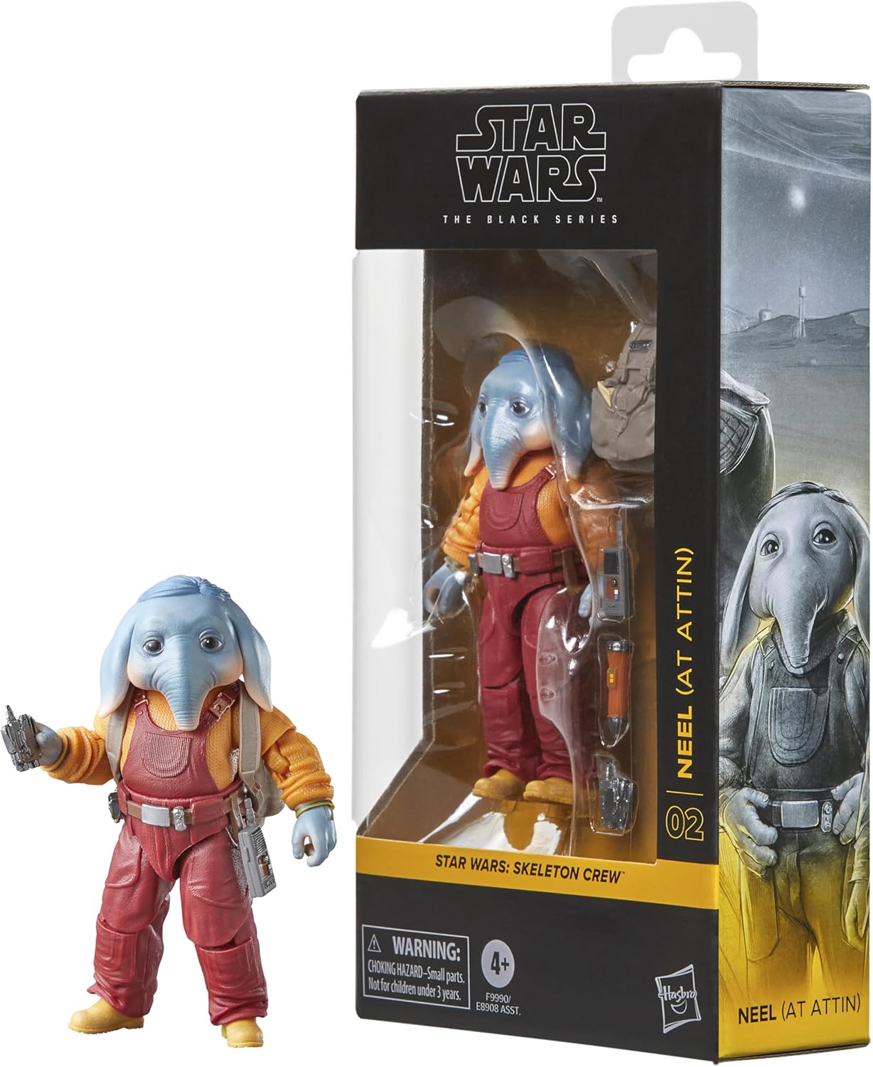 Star Wars The Black Series Neel (at Attin), Skeleton Crew Action-Figur (15 cm)