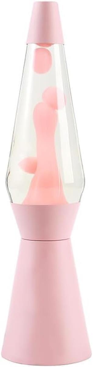I-TOTAL® Lavalampe Magie Lavaspektakel: Einzigartiges für Ihr Zuhause Pastell Rosa Spaceship