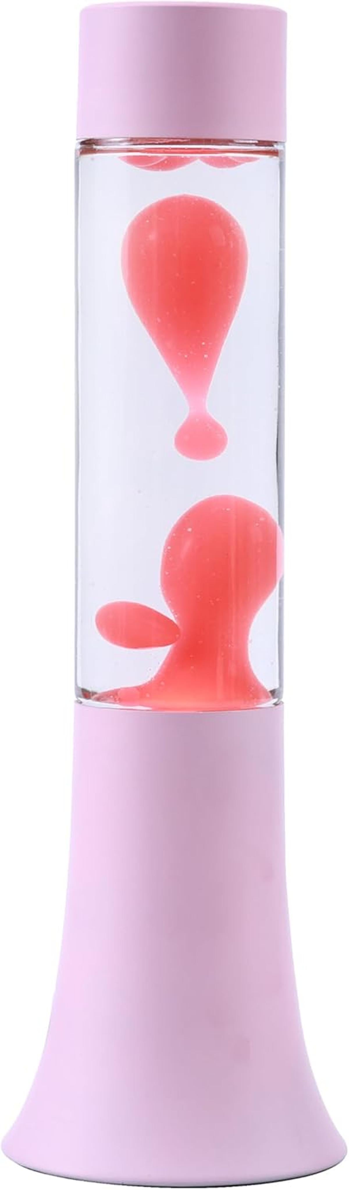 I-TOTAL® Lavalampe Magie Lavaspektakel: Einzigartiges für Ihr Zuhause Rosa Pastell Flared