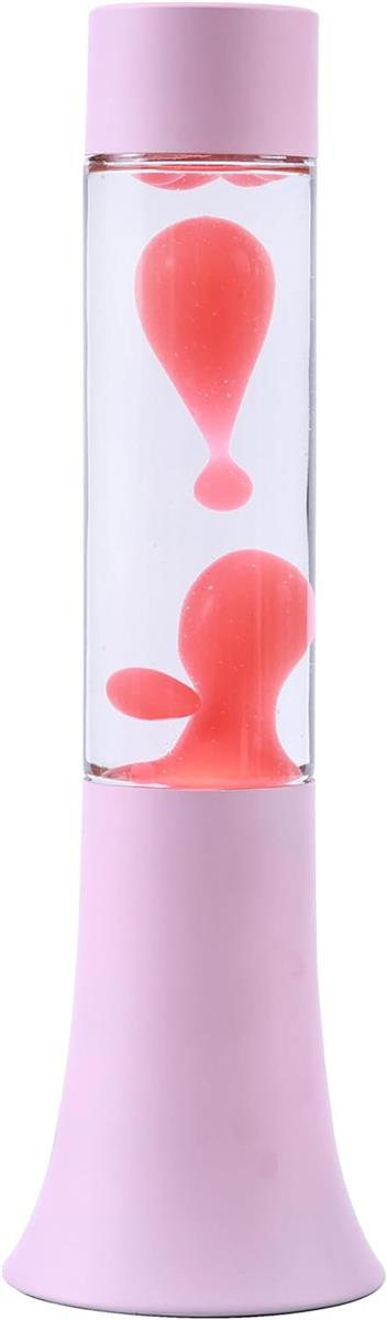 I-TOTAL® Lavalampe Magie Lavaspektakel: Einzigartiges für Ihr Zuhause Rosa Pastell Flared