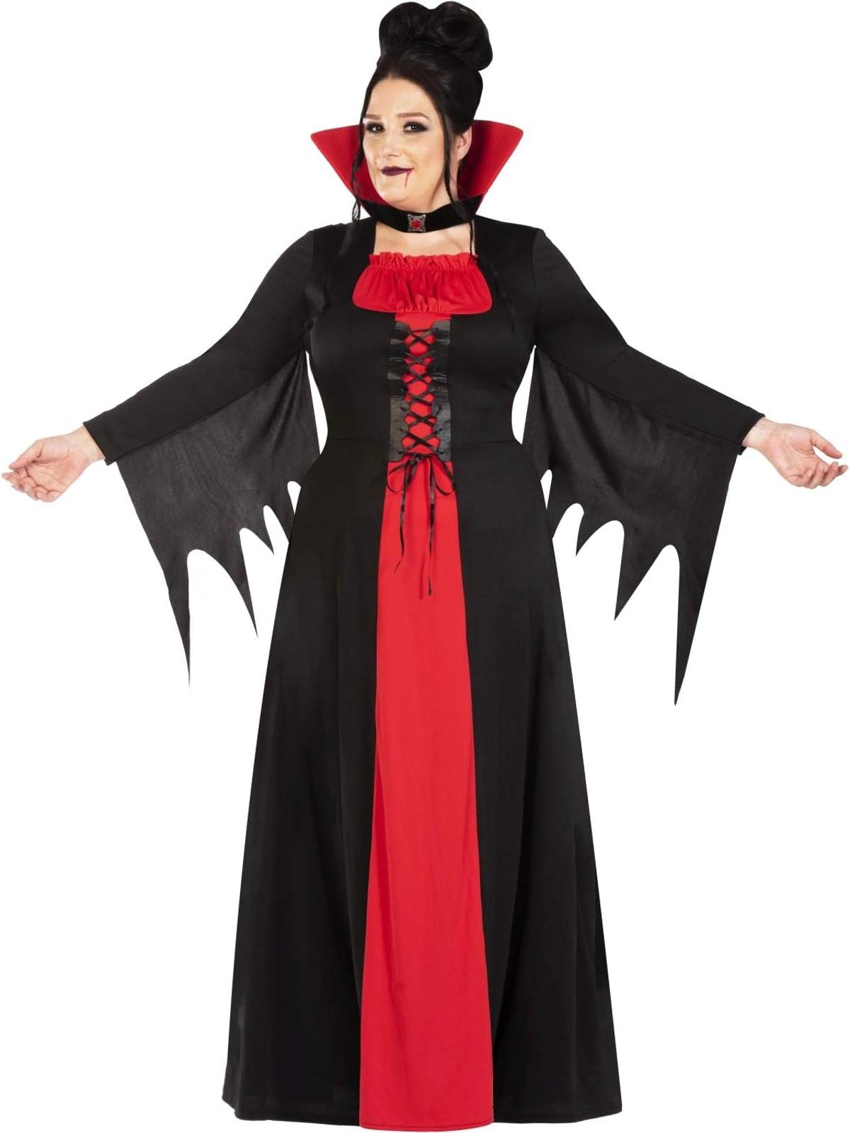 amscan Klassisches Vampir-Kostüm für Erwachsene, Halloween-Vampir-Outfit